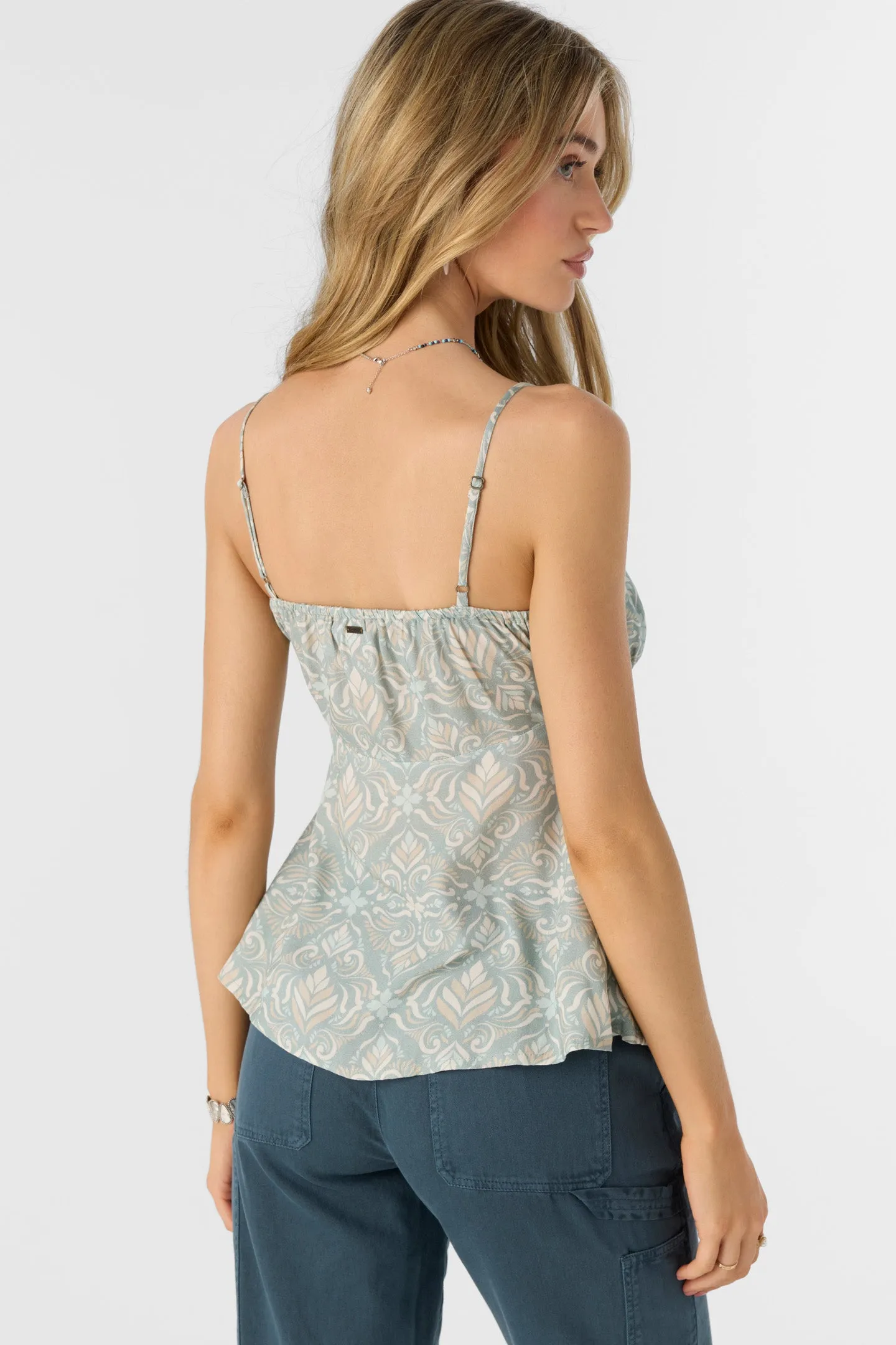 Mei Maria Tile Button Front Tank Top sold by O'Neill product image thumbnail 2