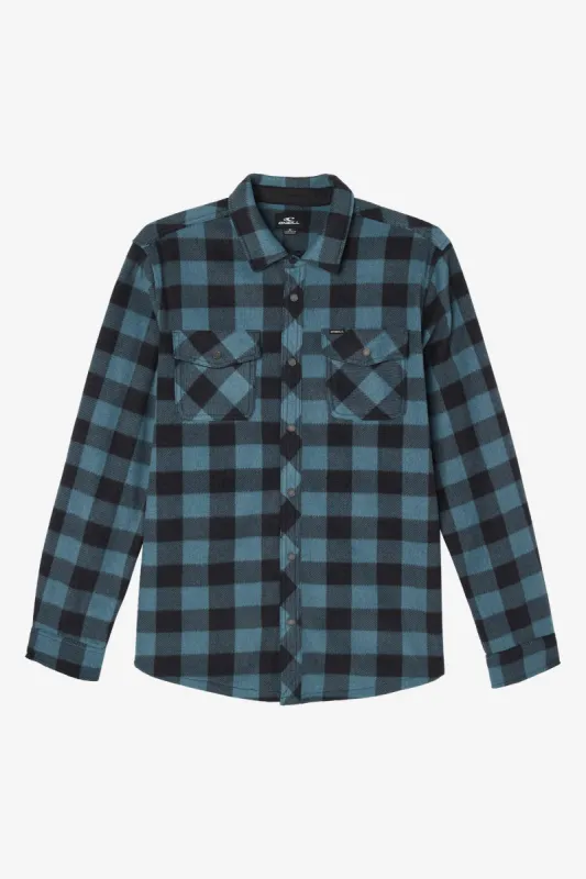 GLACIER PLAID SUPERFLEECE SHIRT sold by O'Neill