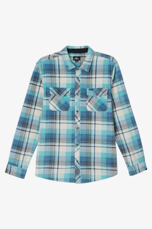 GLACIER PLAID SUPERFLEECE SHIRT sold by O'Neill
