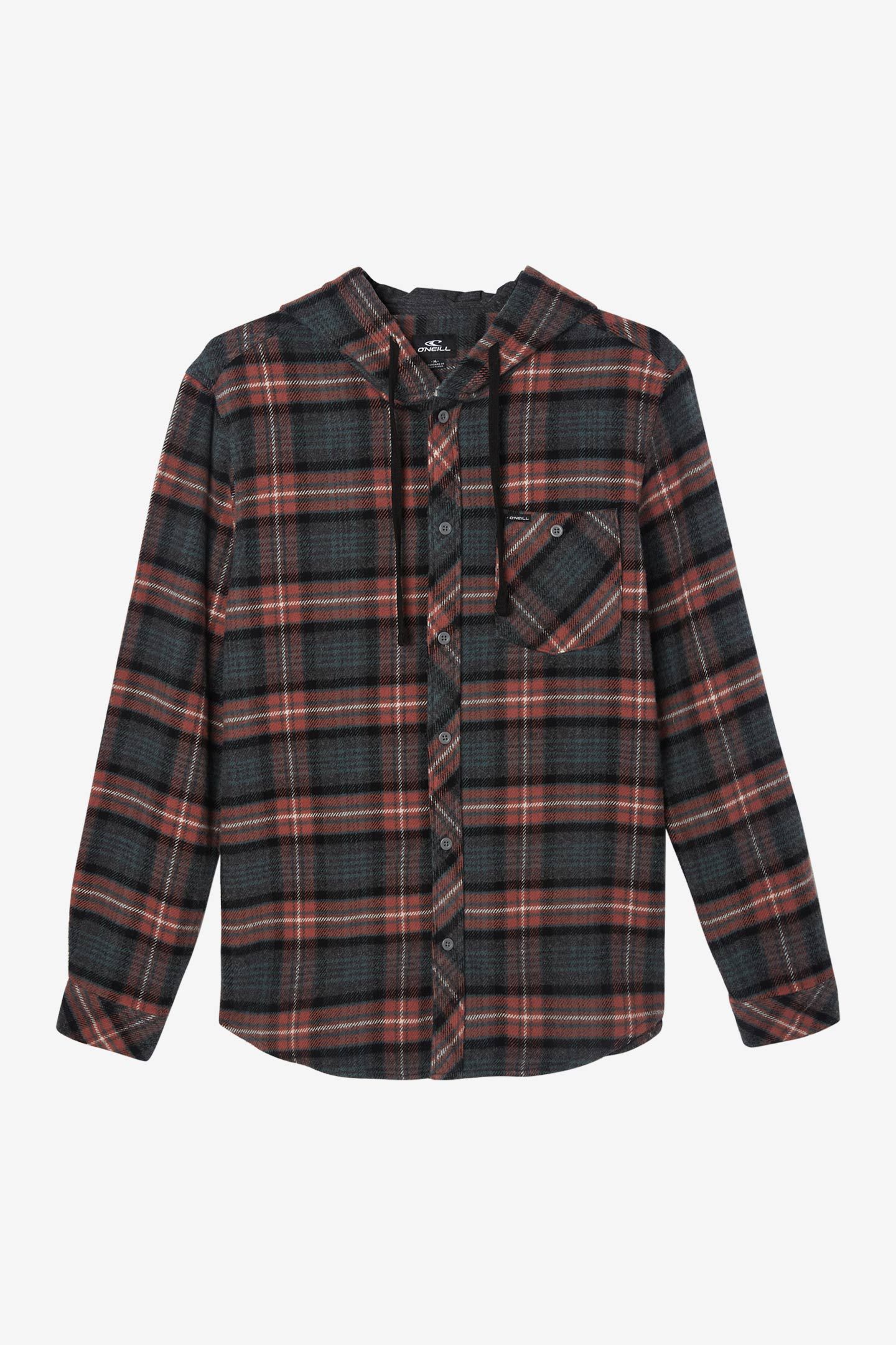 CLAYTON HOODED FLANNEL SHIRT sold by O'Neill