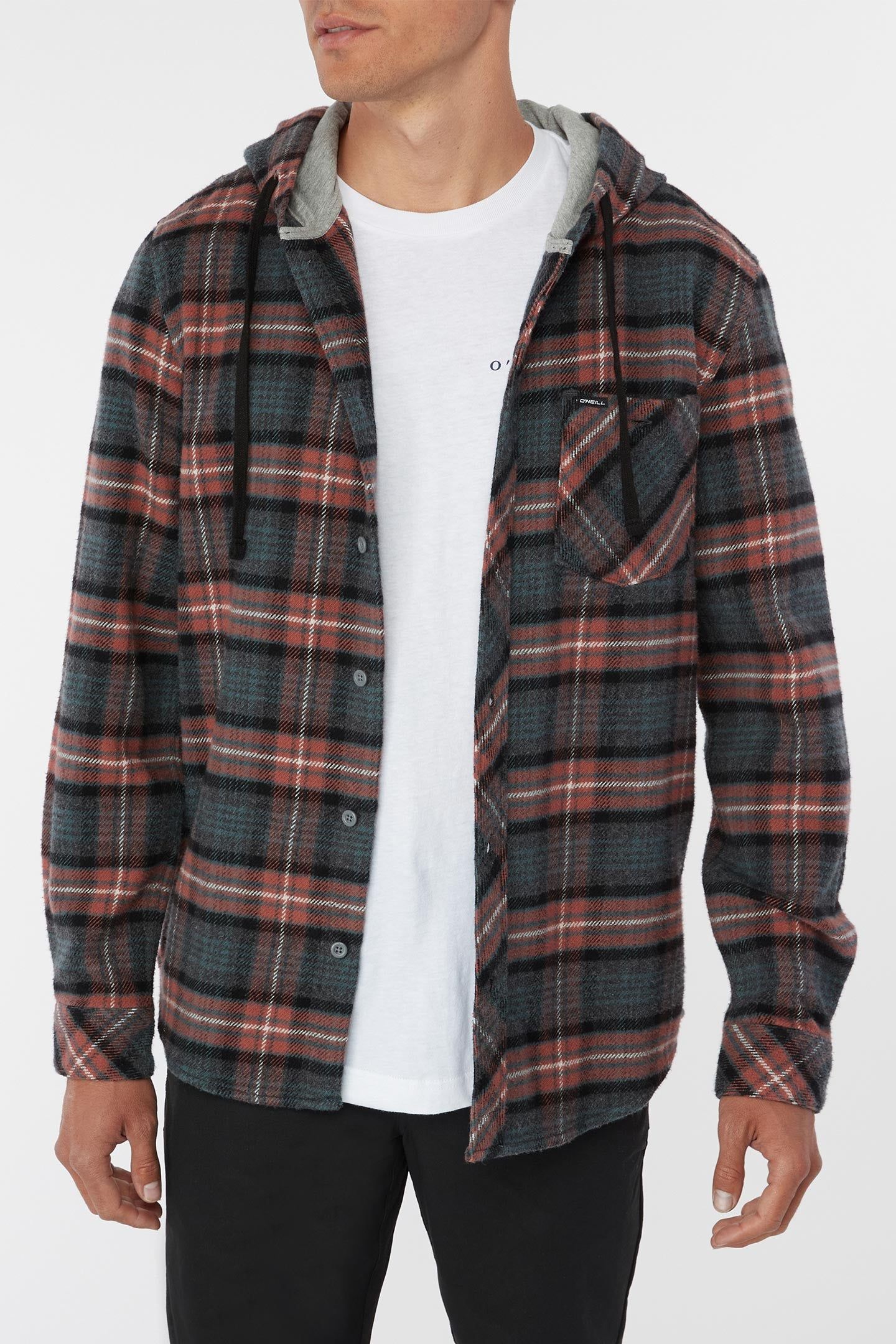 CLAYTON HOODED FLANNEL SHIRT sold by O'Neill product image thumbnail 4