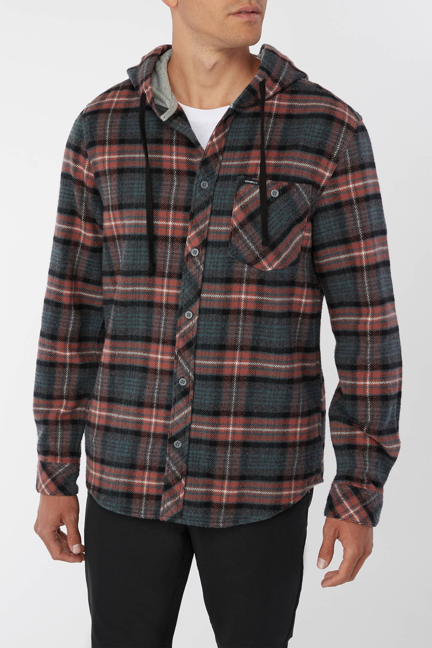 CLAYTON HOODED FLANNEL SHIRT sold by O'Neill product image thumbnail 2