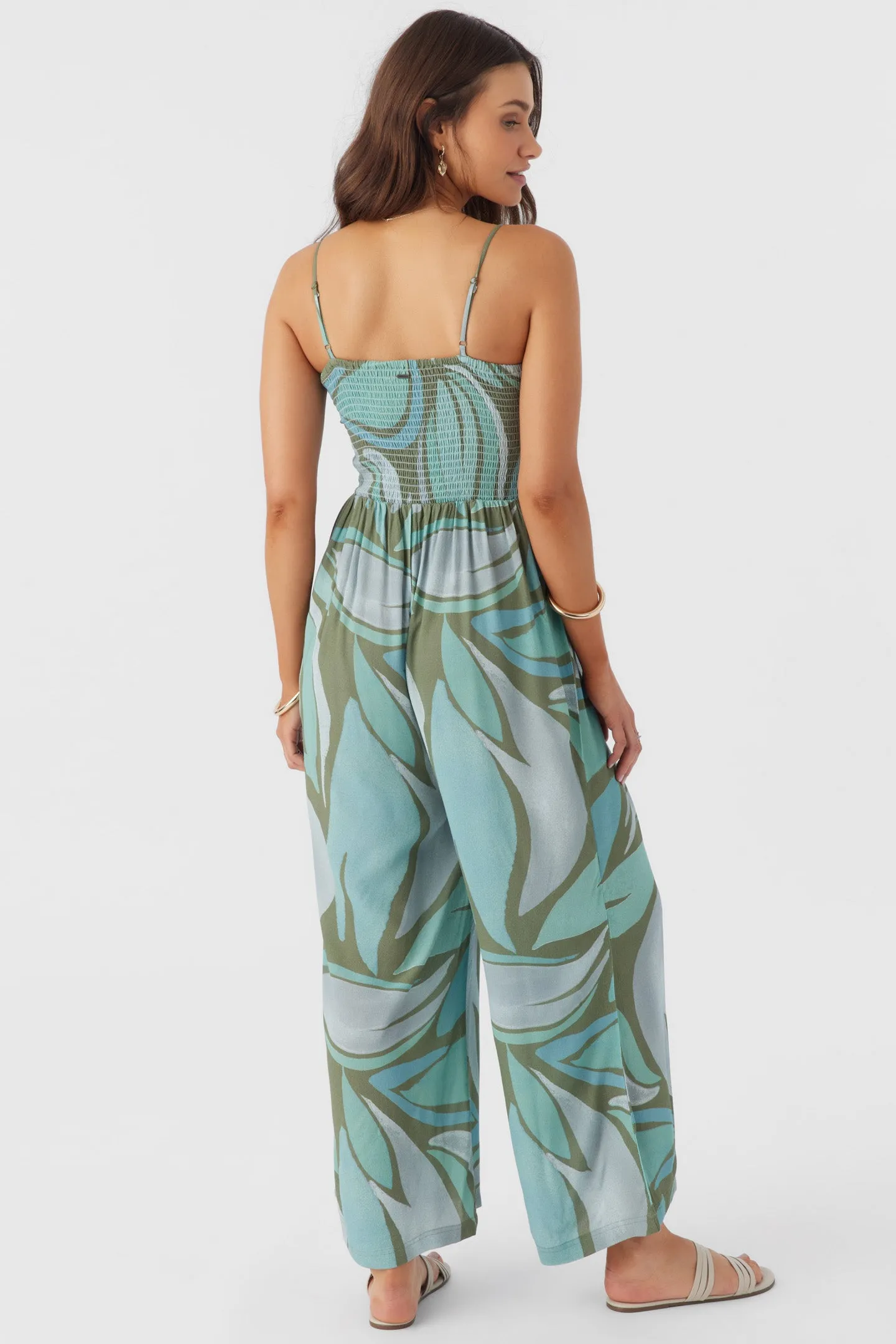 CADE LORETA PRINT SMOCKED JUMPSUIT sold by O'Neill product image thumbnail 2