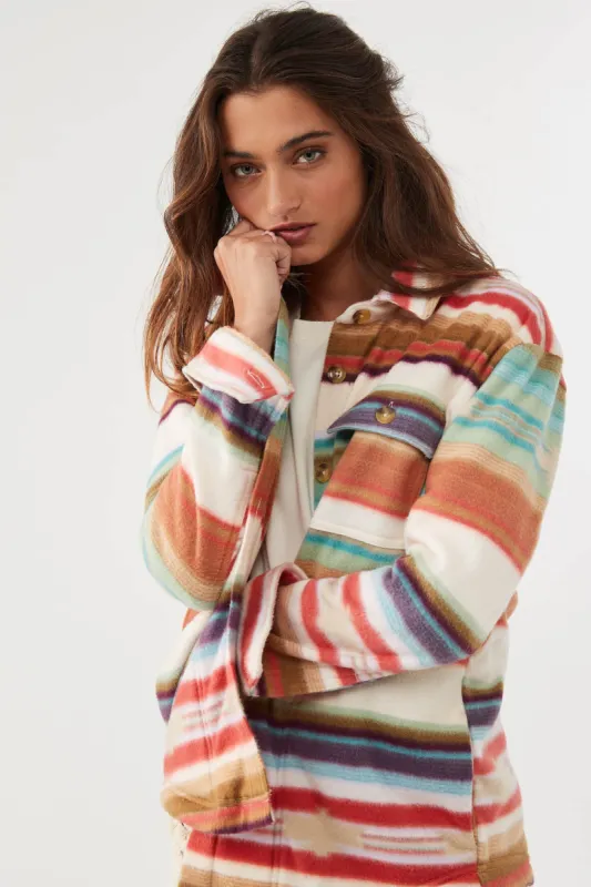 COLLINS OVERSIZED SUPERFLEECE SHACKET sold by O'Neill