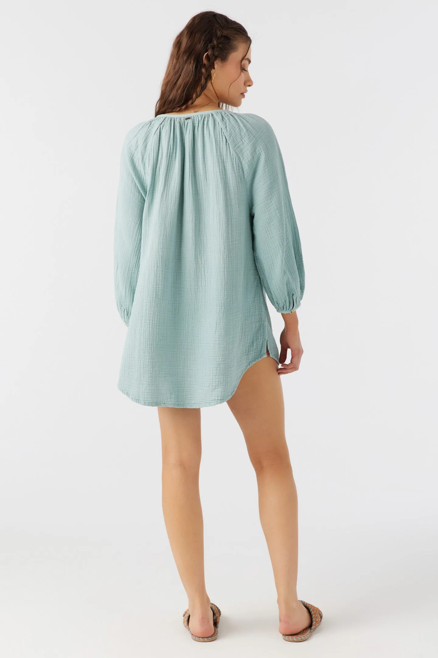 KRYSTEN CRINKLE DOUBLE GAUZE TUNIC SWIM COVER-UP sold by O'Neill product image thumbnail 2