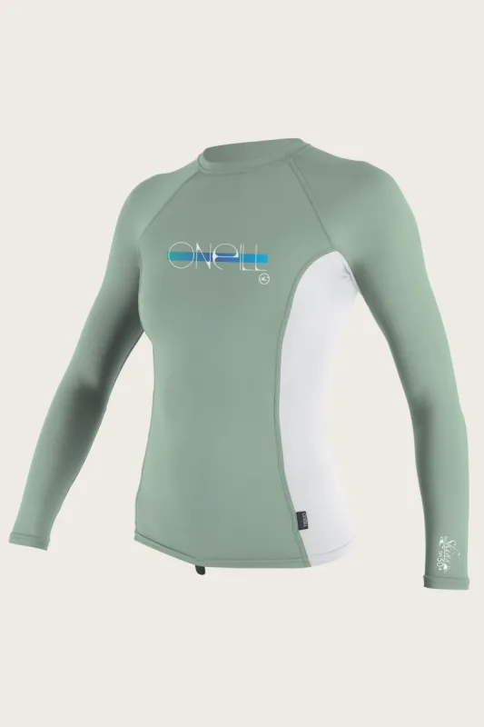 GIRL'S PREMIUM SKINS L/S RASH GUARD sold by O'Neill