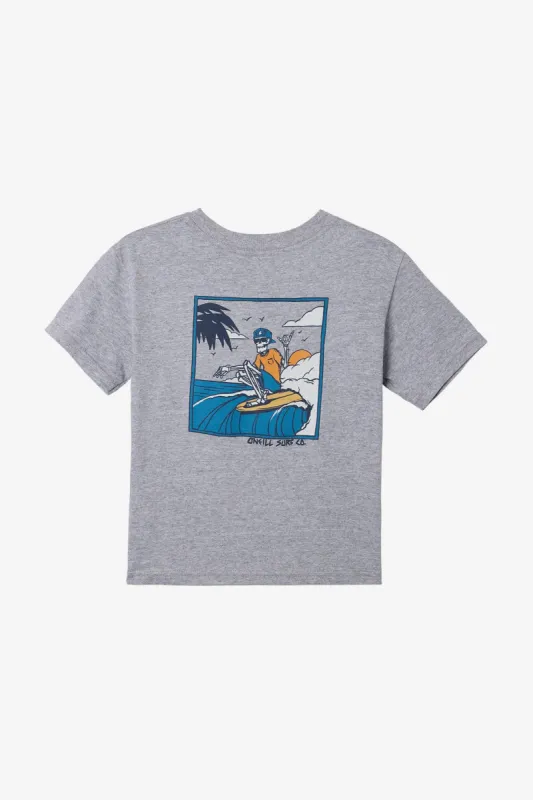 LITTLE BOY'S BEACH FOSSIL TEE sold by O'Neill