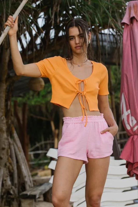 CARLA DOUBLE GAUZE SHORTS sold by O'Neill