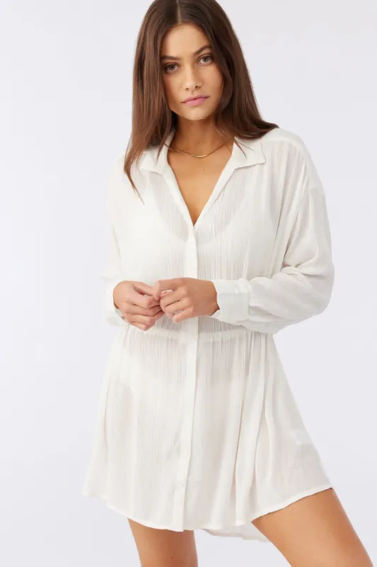 SALTWATER SOLIDS CAMI SWIM COVER-UP sold by O'Neill