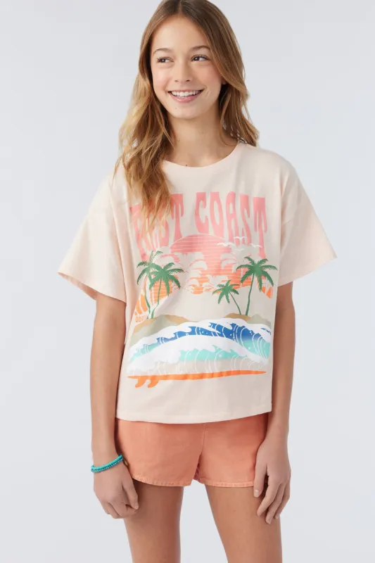GIRL'S MOST COAST TEE sold by O'Neill