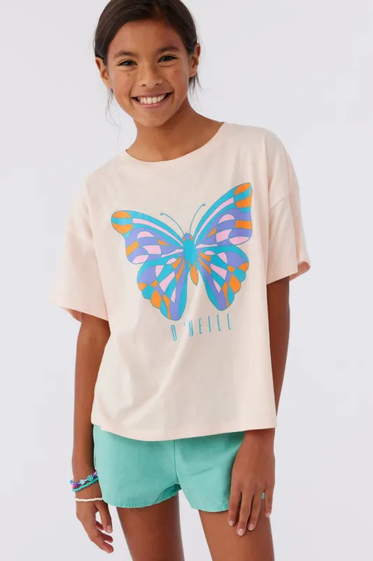 GIRL'S LUCKY BUTTERFLY TEE sold by O'Neill
