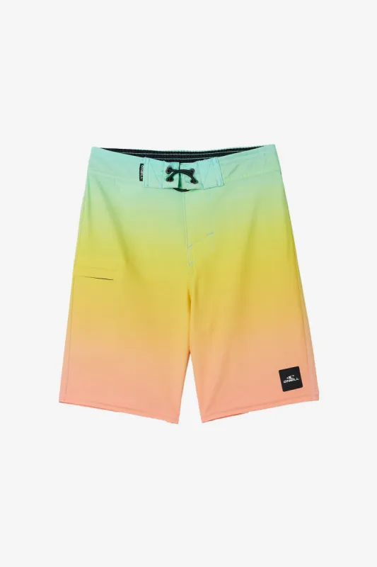 LITTLE BOY'S HYPERFREAK HEAT FADE BOARDSHORTS sold by O'Neill