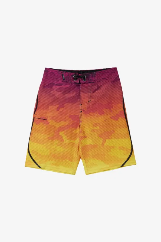 LITTLE BOY'S HYPERFREAK HEAT S-SEAM FADE BOARDSHORTS sold by O'Neill