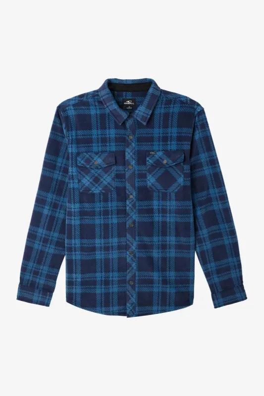 BOY'S GLACIER PLAID SUPERFLEECE FLANNEL SHIRT sold by O'Neill