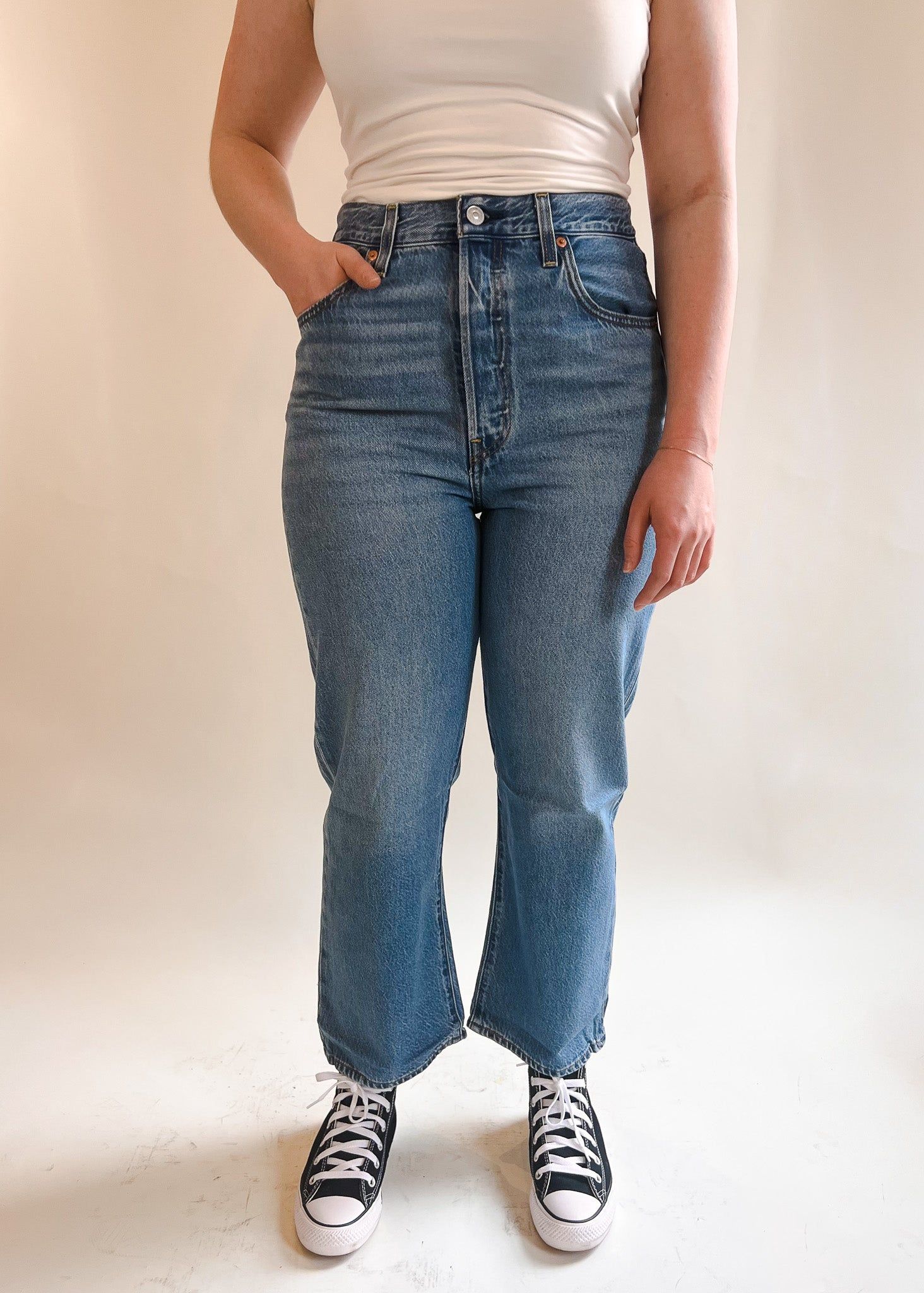 LEVIS RIBCAGE STRAIGHT ANKLE - IN THE MIDDLE sold by OAK product image thumbnail 6