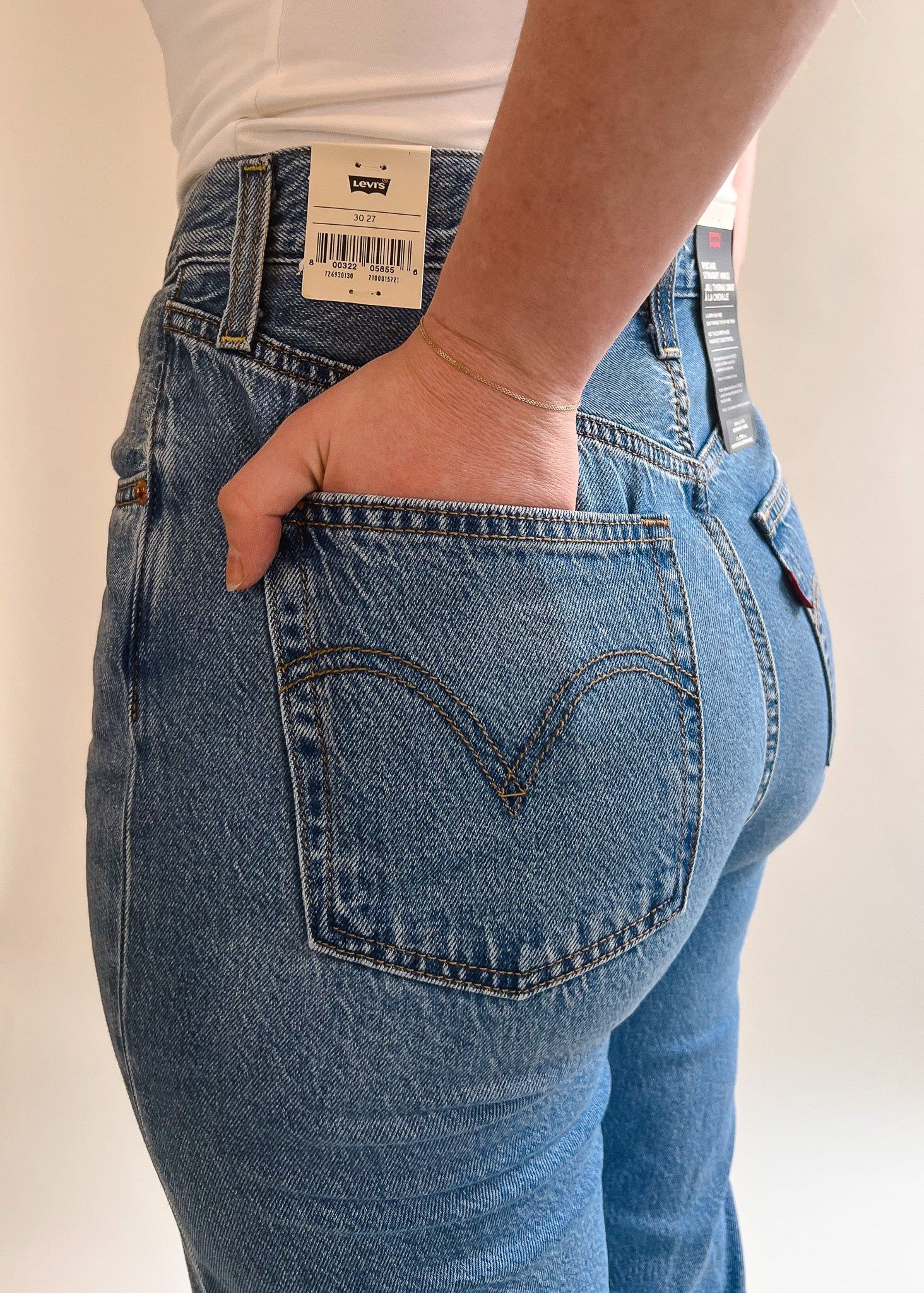 LEVIS RIBCAGE STRAIGHT ANKLE - IN THE MIDDLE sold by OAK product image thumbnail 8