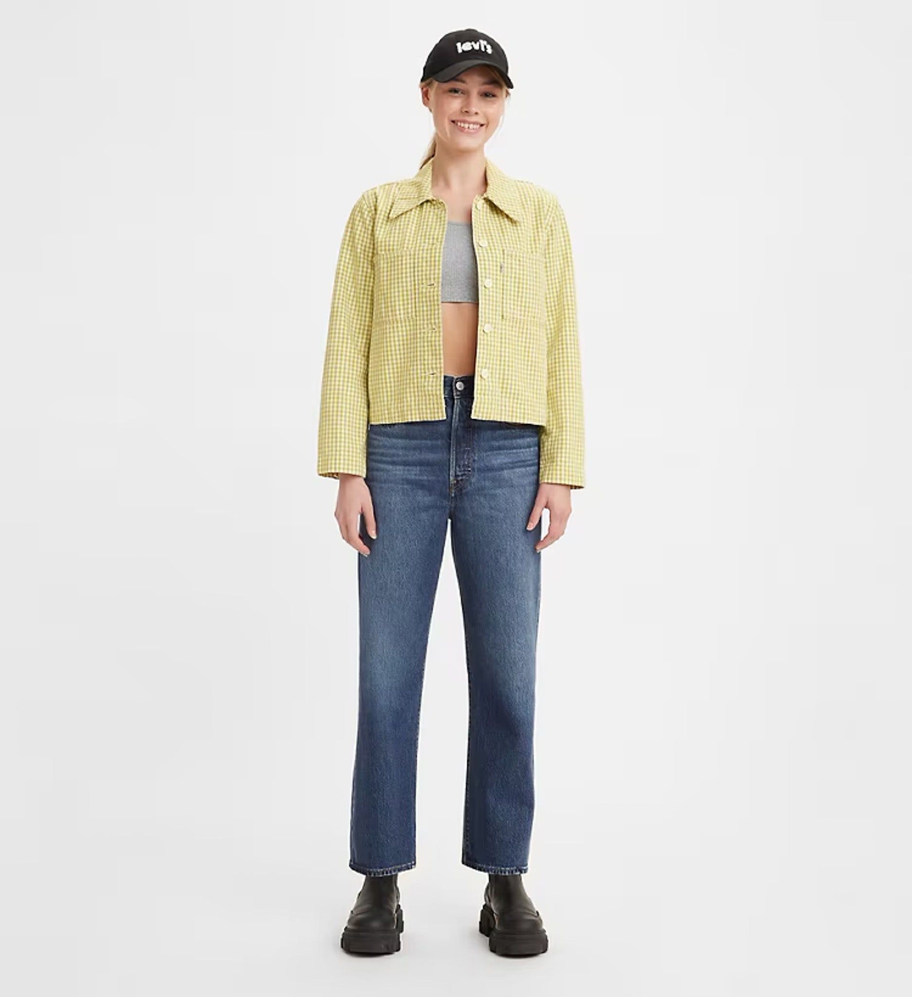 LEVI'S RIBCAGE STRAIGHT ANKLE JEANS - VALLEY VIEW sold by OAK