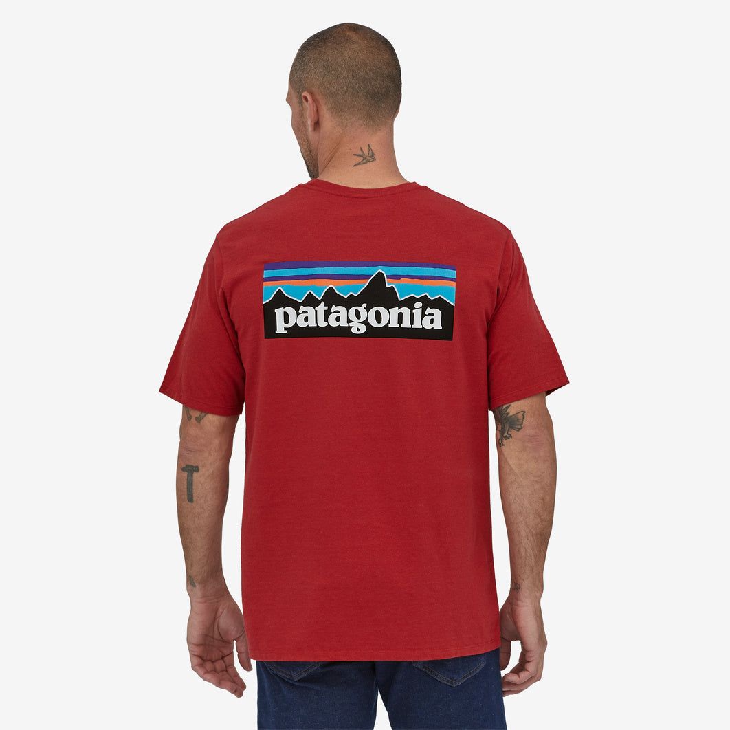 PATAGONIA MENS P-6 LOGO RESPONSIBILI-TEE - SUMAC RED sold by OAK product image thumbnail 2