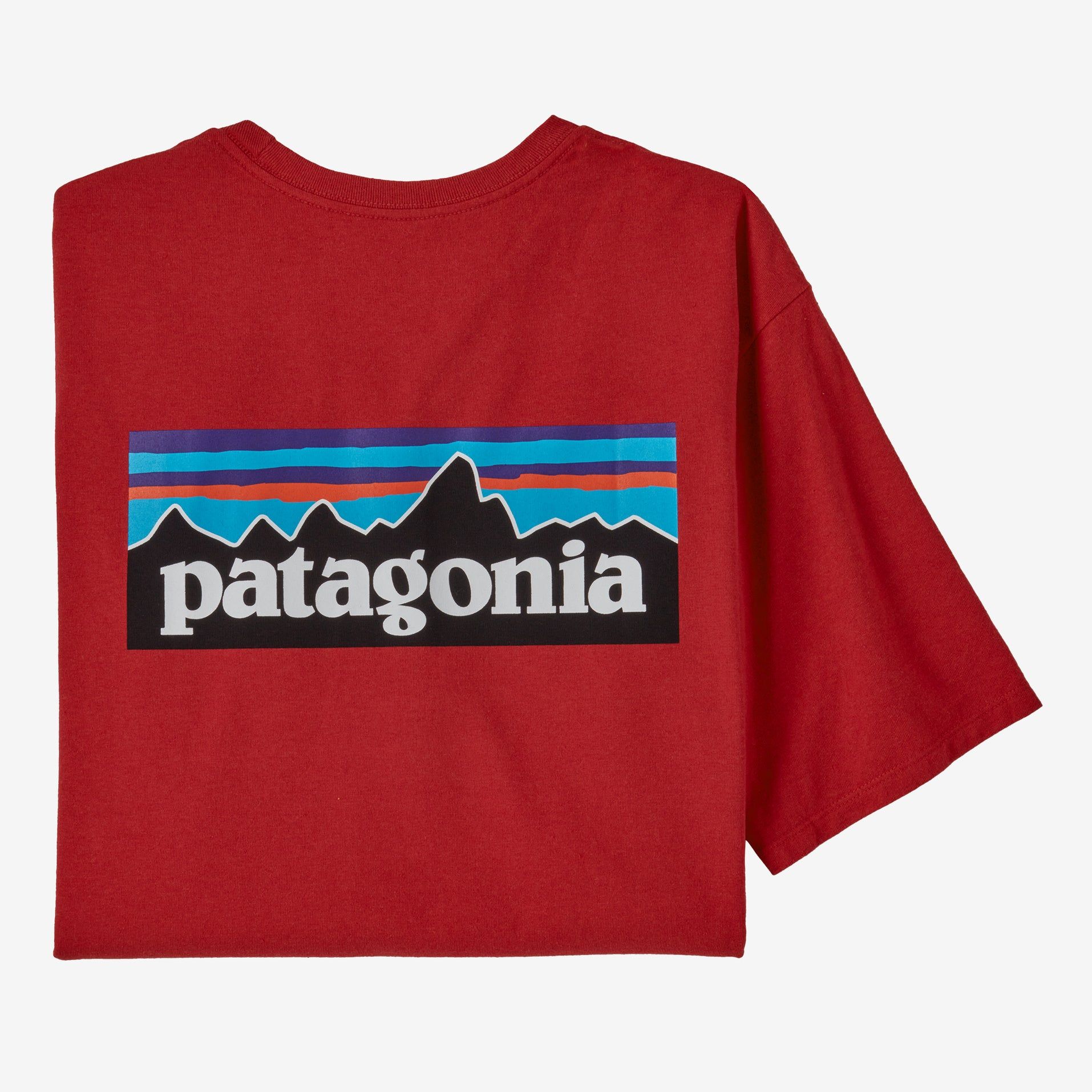 PATAGONIA MENS P-6 LOGO RESPONSIBILI-TEE - SUMAC RED sold by OAK product image thumbnail 3