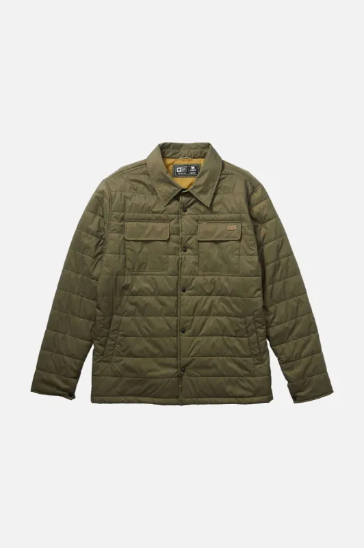 SALTY CREW BARRIER SHACKET - OLIVE sold by OAK