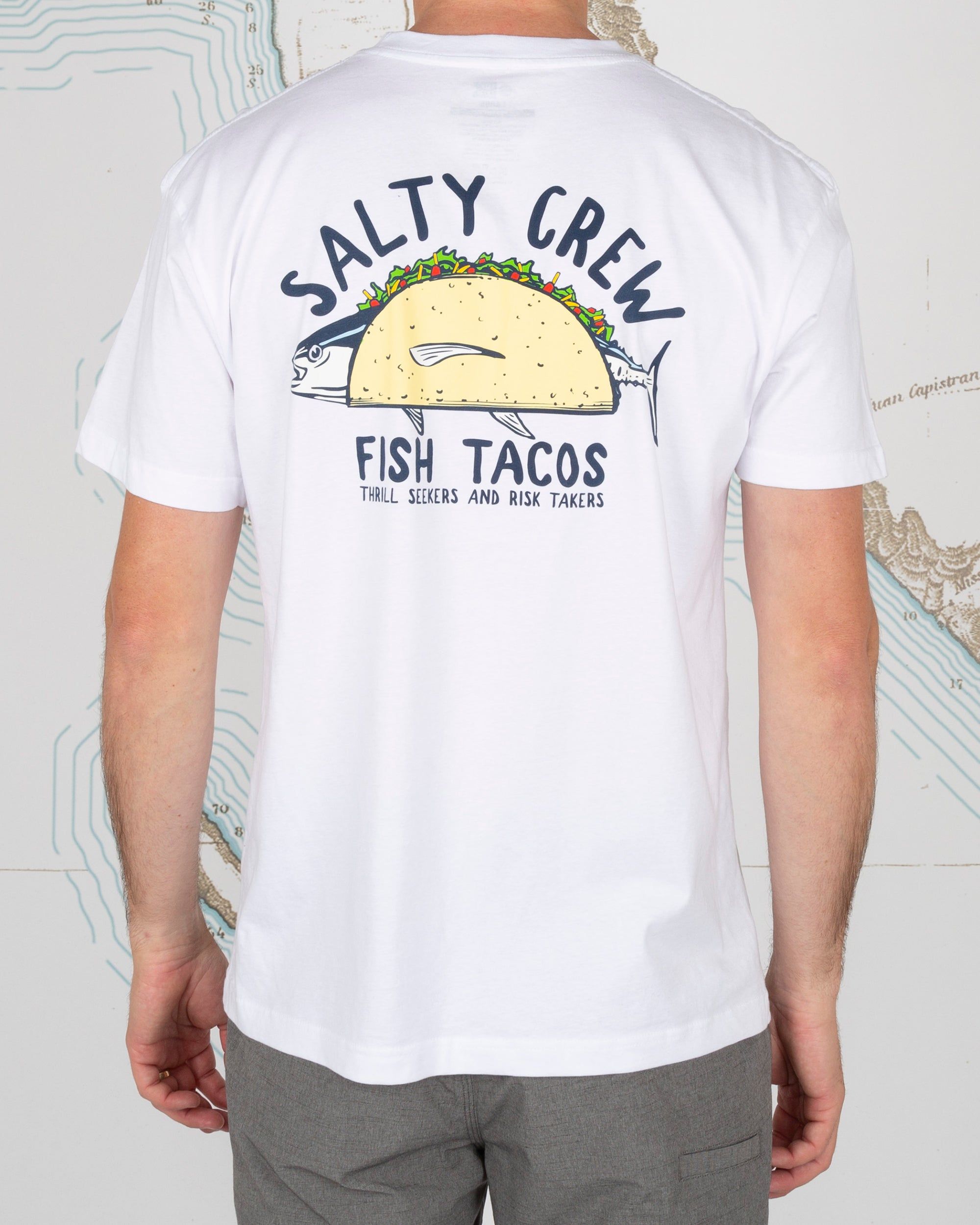 SALTY CREW BAJA FRESH PREMIUM S/S TEE - WHITE sold by OAK product image thumbnail 2