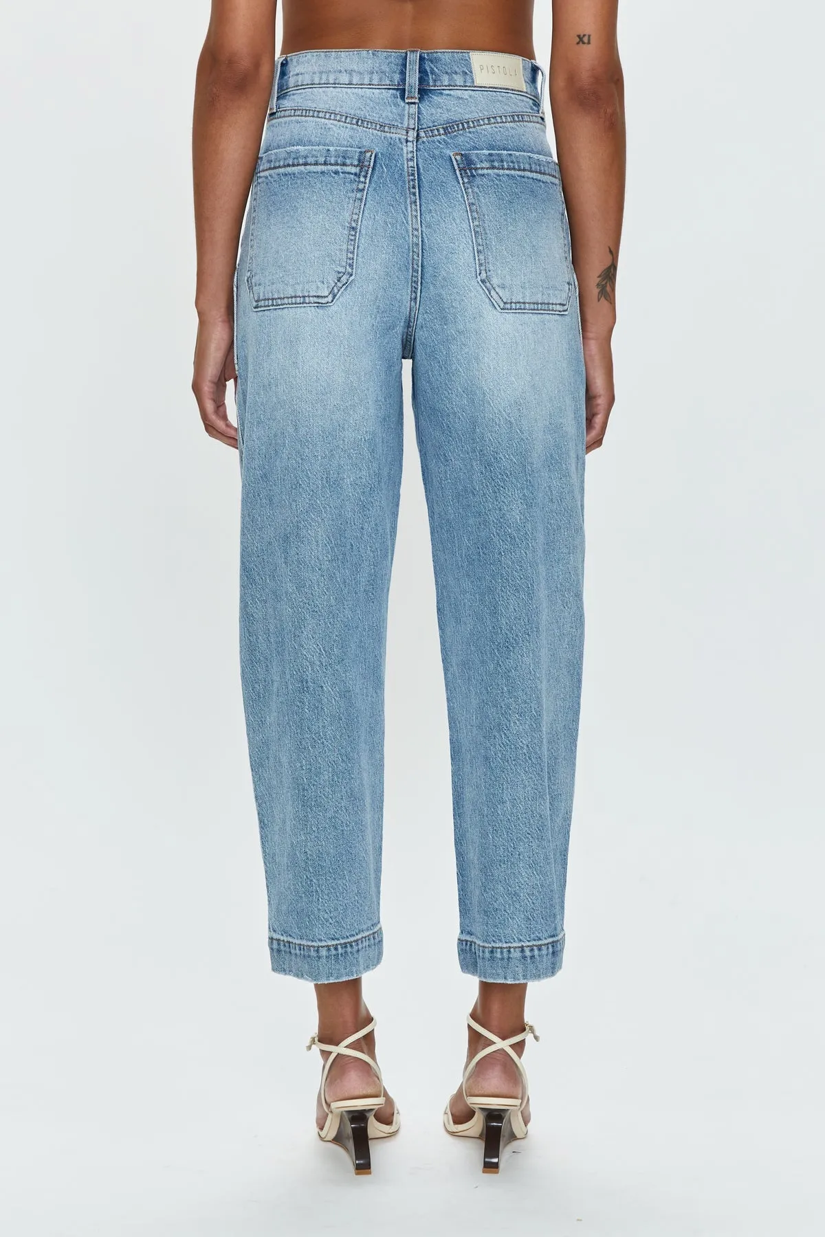 PISTOLA TURNER SUPER HIGH RISE BARREL PANT - PROVENCE sold by OAK product image thumbnail 4