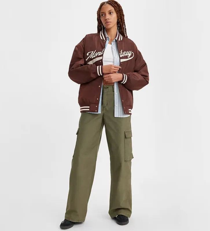LEVI'S BAGGY CARGO PANT - OLIVE NIGHT sold by OAK