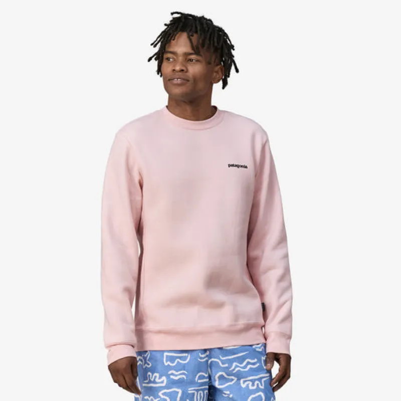 PATAGONIA P-6 LOGO UPRISAL CREW SWEATSHIRT - WHISKER PINK sold by OAK