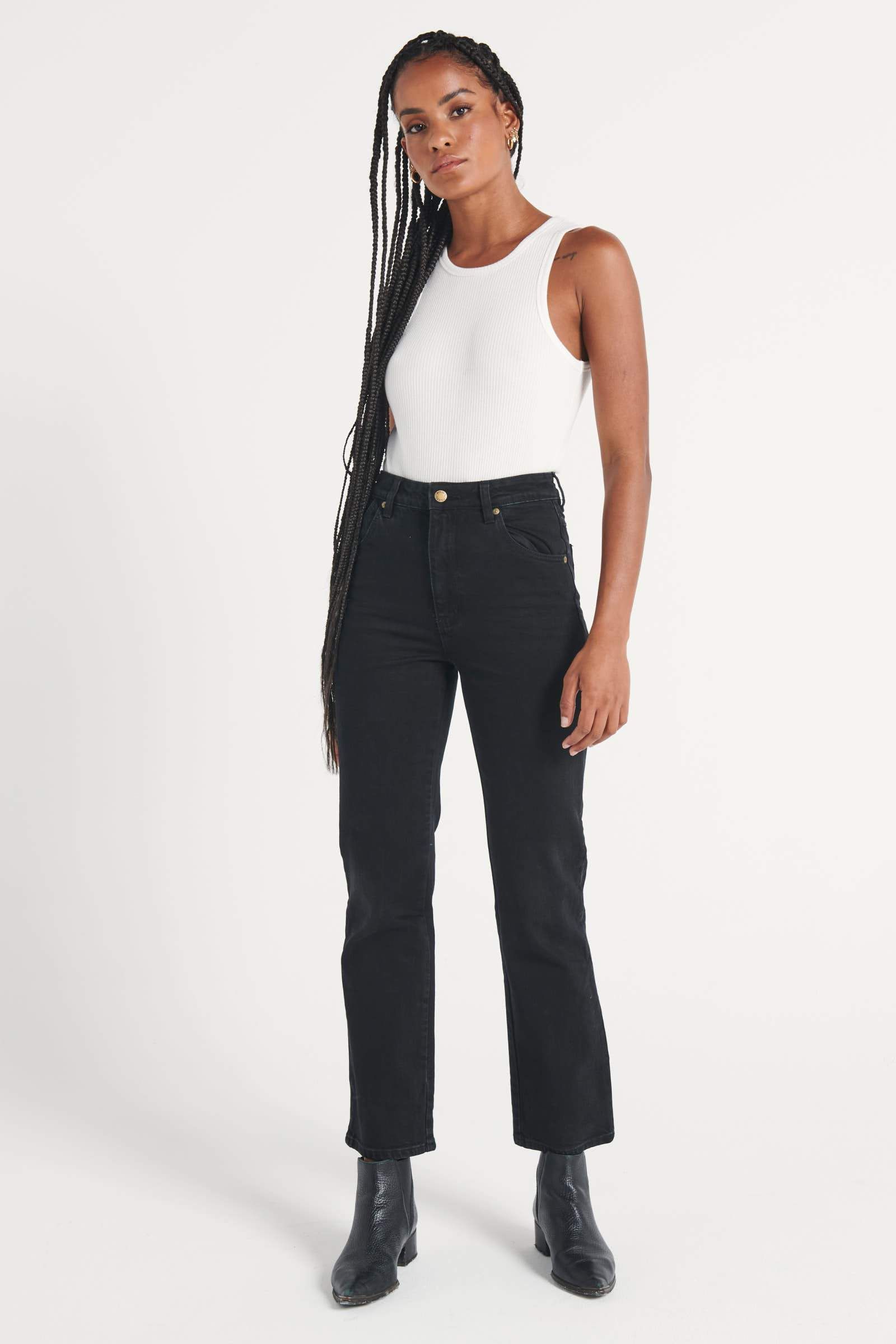 ROLLAS ORIGINAL STRAIGHT - COMFORT JET BLACK sold by OAK