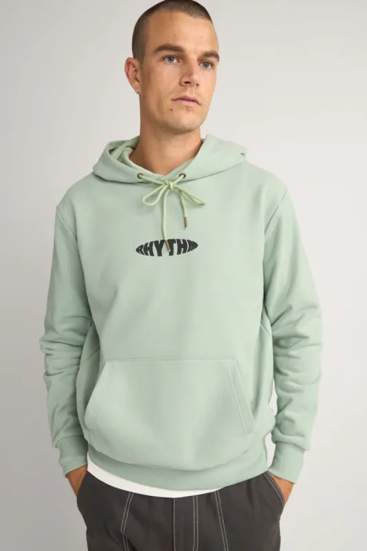 RHYTHM CONTRAST STITCH HOOD sold by OAK