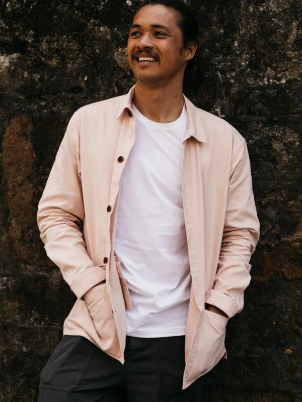 FINISTERRE TONKIN WORK SHIRT - PINK SMOKE sold by OAK