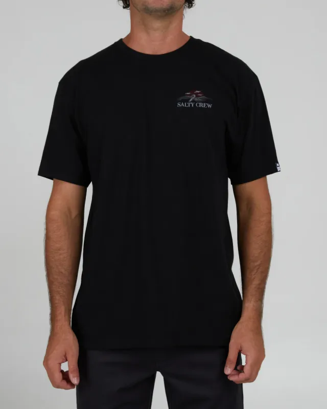 SALTY CREW SOARIN PREMIUM S/S TEE - BLACK sold by OAK