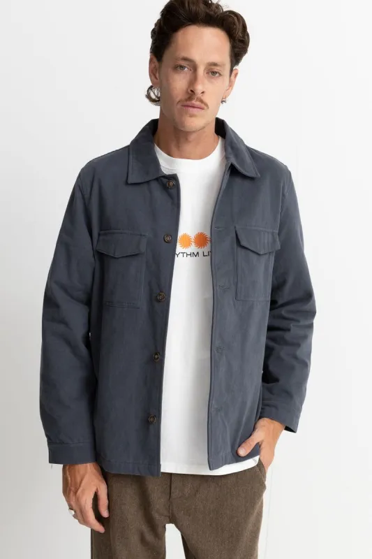 RHYTHM INSULATED OVERSHIRT - INDIGO sold by OAK