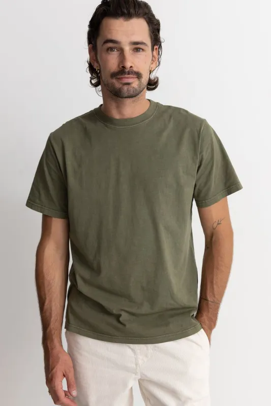 RHYTHM CLASSIC VINTAGE TEE - OLIVE sold by OAK