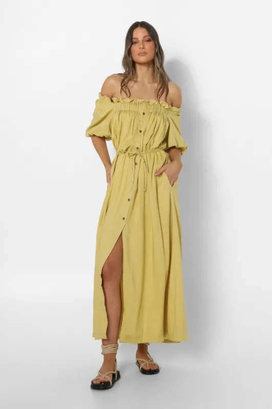 LOST IN LUNAR AVIA MAXI DRESS - CITRUS sold by OAK