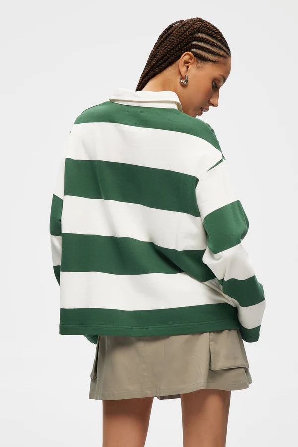 KUWALLA TEE CROPPED RUGBY SHIRT sold by OAK product image thumbnail 2