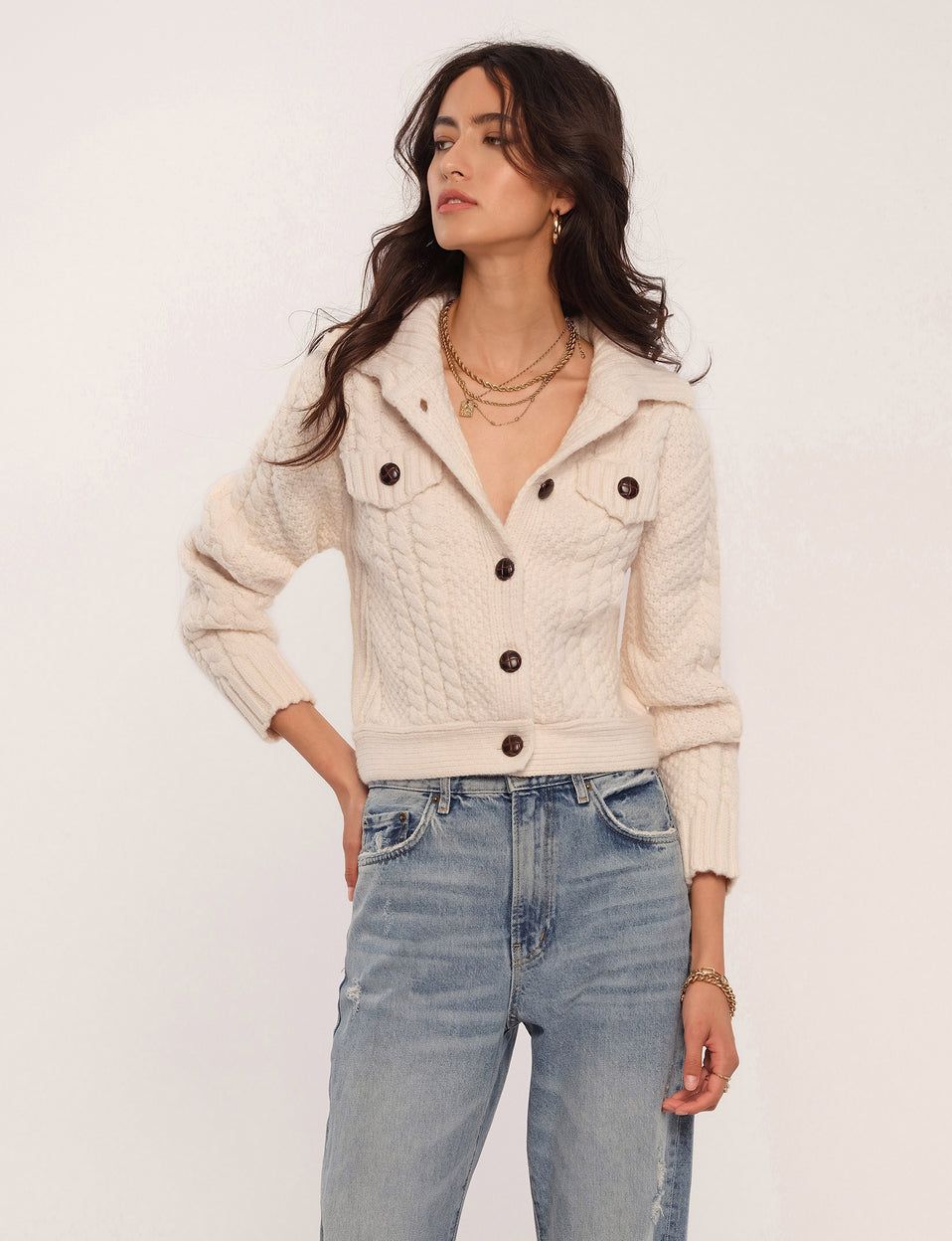 HEARTLOOM ADALENE CARDIGAN sold by OAK