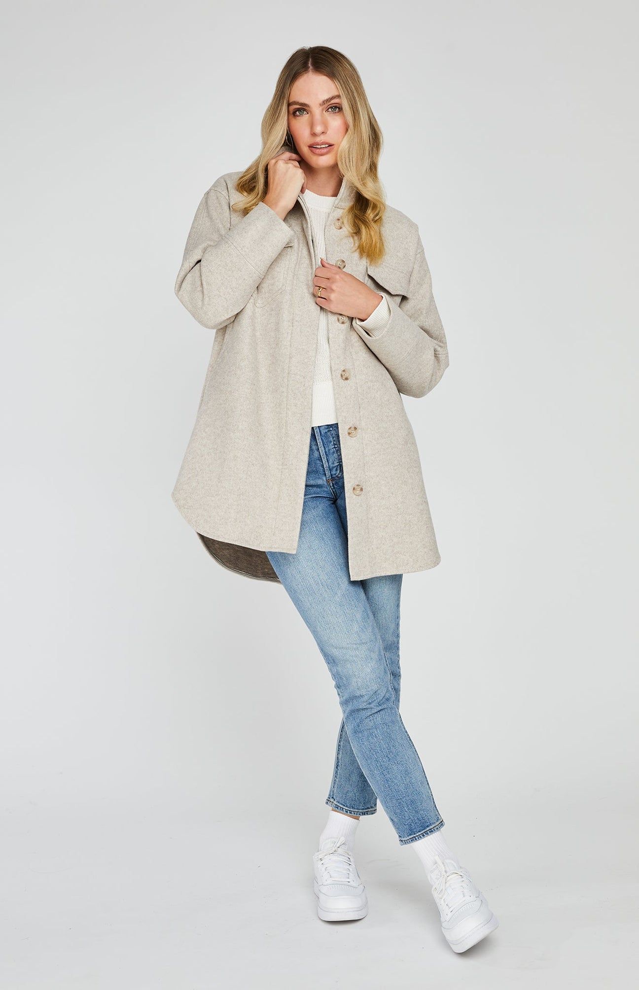 GENTLE FAWN WESLEY JACKET - HEATHER OAT sold by OAK product image thumbnail 6