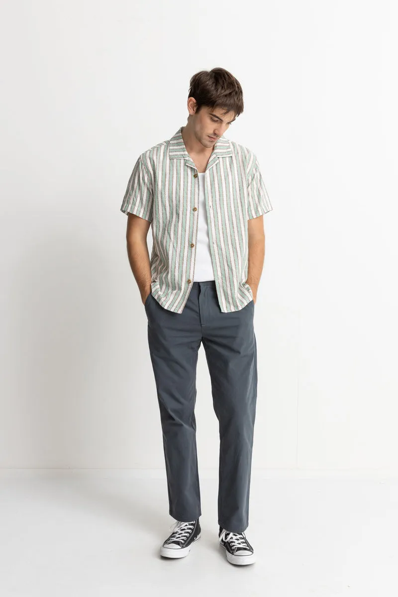 RHYTHM VACATION STRIPE SS SHIRT - SEA GREEN sold by OAK product image thumbnail 3