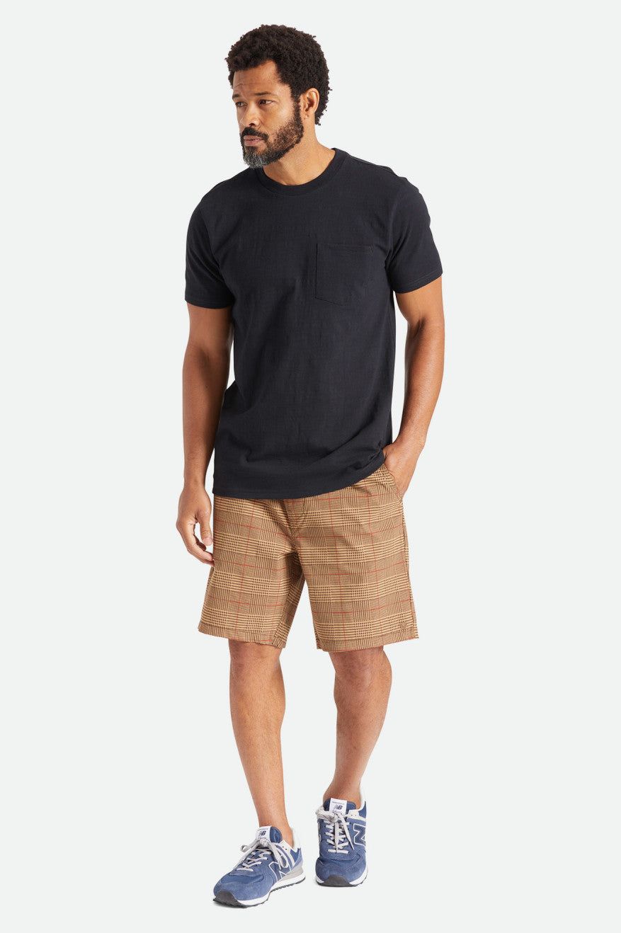 BRIXTON BASIC SLUB S/S PKT TEE - BLACK sold by OAK product image thumbnail 5