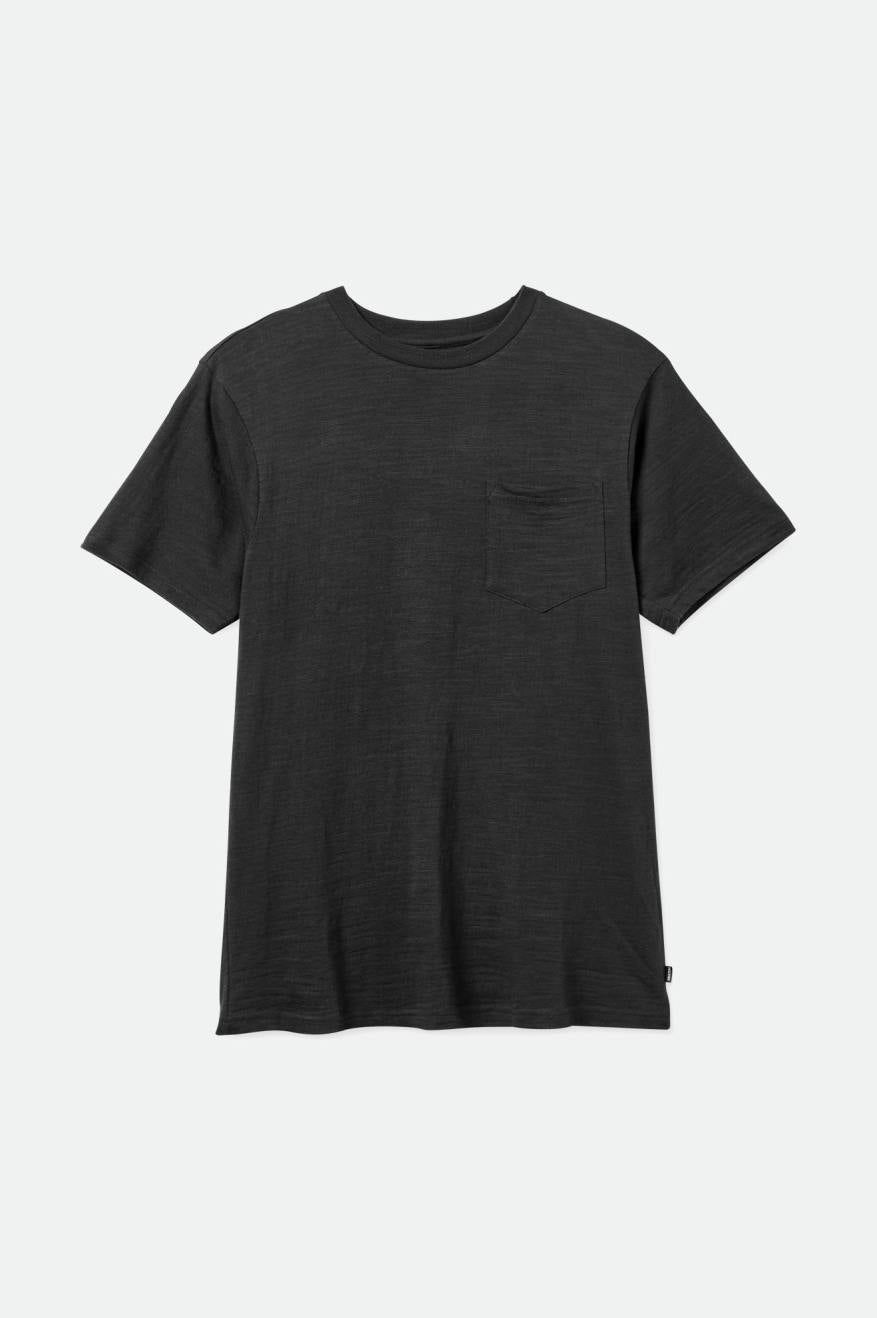 BRIXTON BASIC SLUB S/S PKT TEE - BLACK sold by OAK product image thumbnail 6