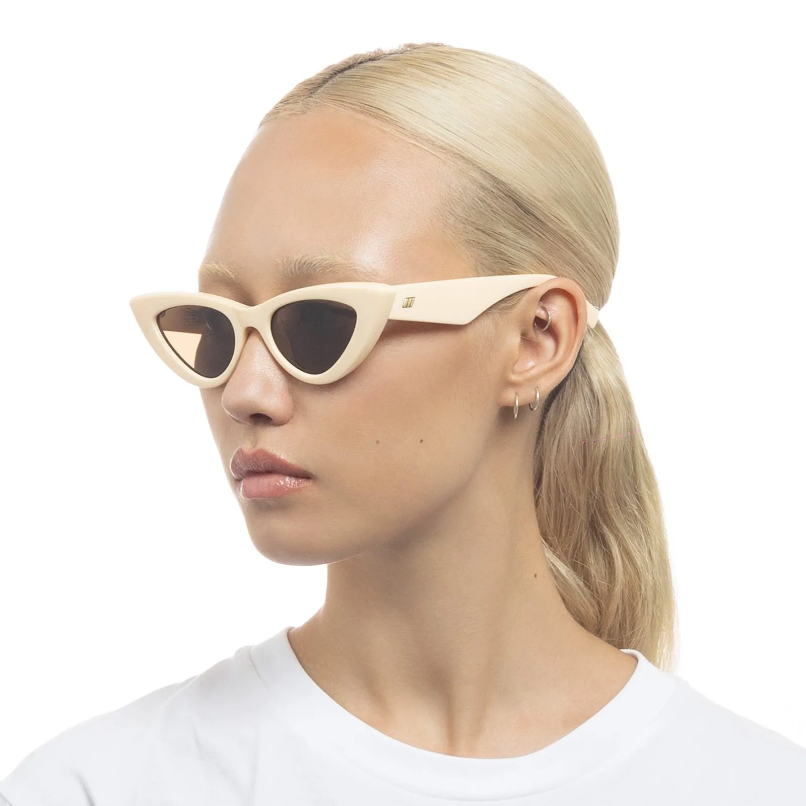 LE SPECS HYPNOSIS SUNGLASSES - IVORY sold by OAK product image thumbnail 5