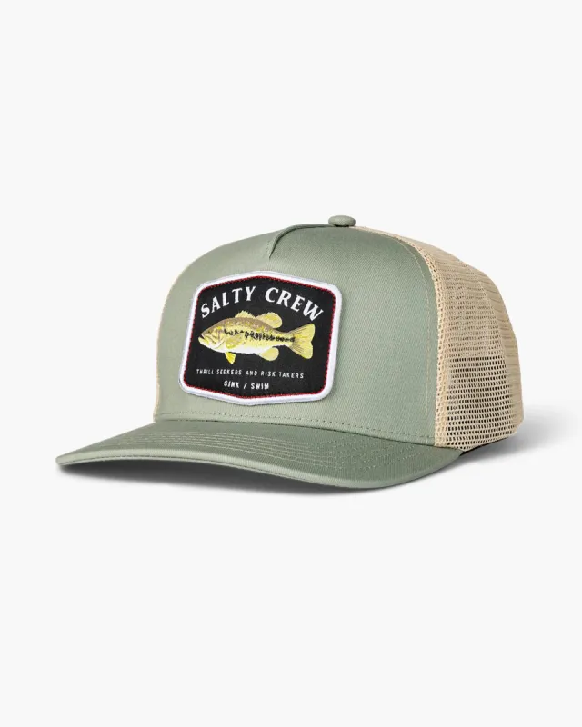 SALTY CREW BIGMOUTH TRUCKER - DUSTY SAGE made by OAK