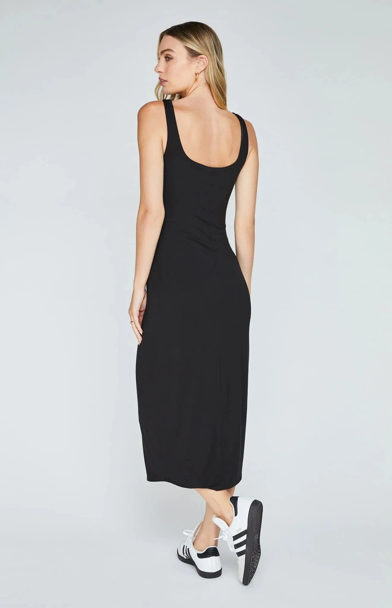 GENTLE FAWN CHANTELLE MIDI DRESS - BLACK sold by OAK product image thumbnail 4
