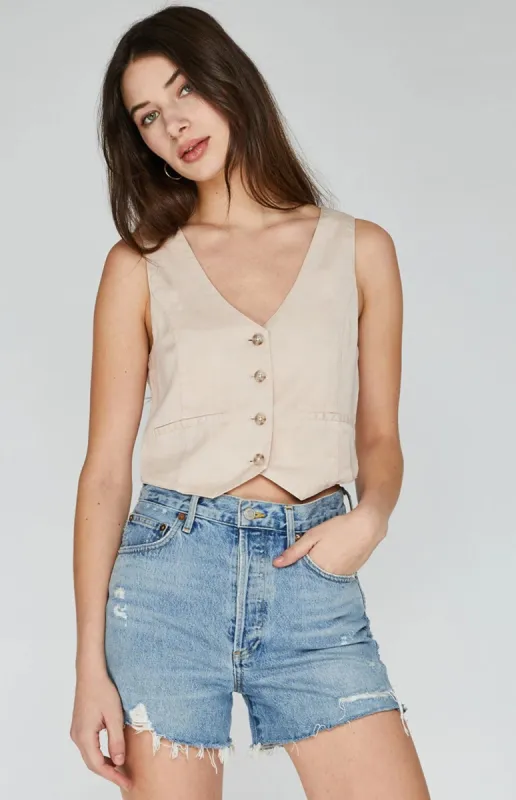GENTLE FAWN CARMEN VEST - BONE sold by OAK