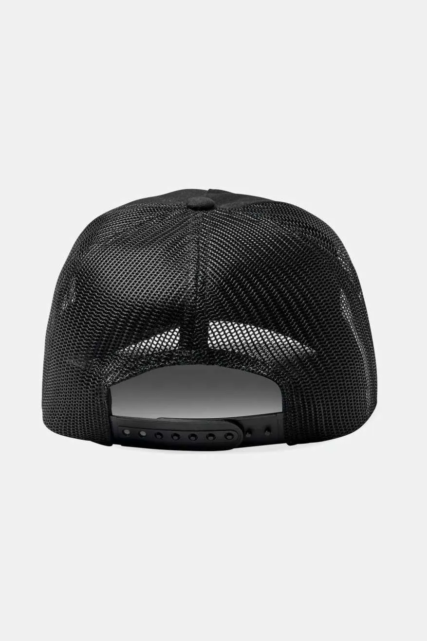 BRIXTON KEATON MP TRUCKER HAT - BLACK/BLACK sold by OAK product image thumbnail 2