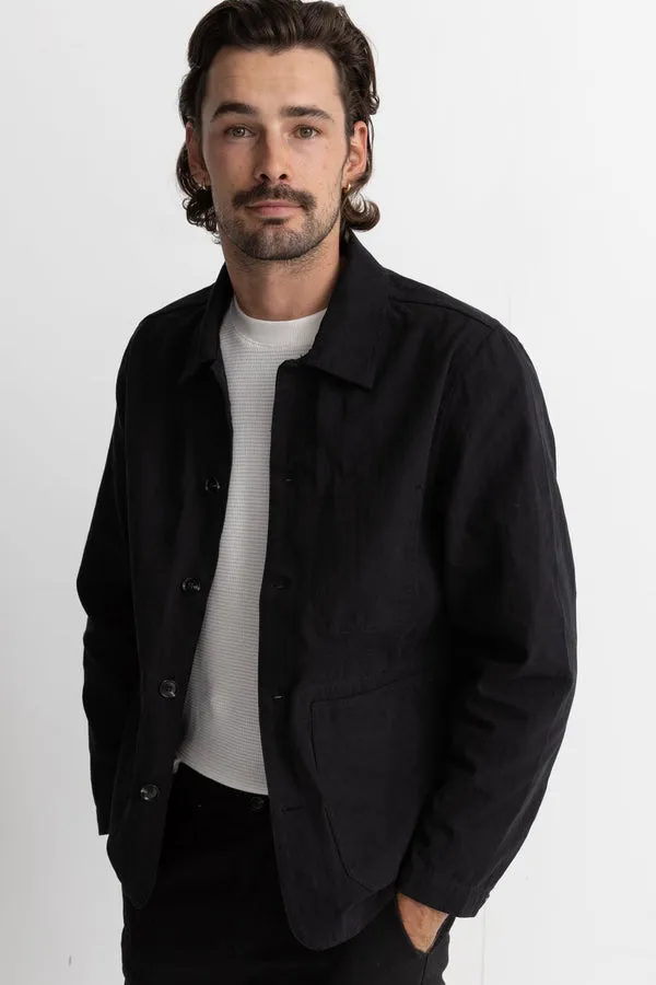 RHYTHM CLASSIC CHORE COAT - VINTAGE BLACK sold by OAK product image thumbnail 2