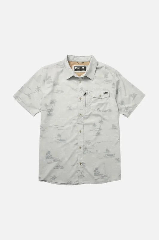 SALTY CREW SEAFARER SS TECH WOVEN - LIGHT GREY sold by OAK