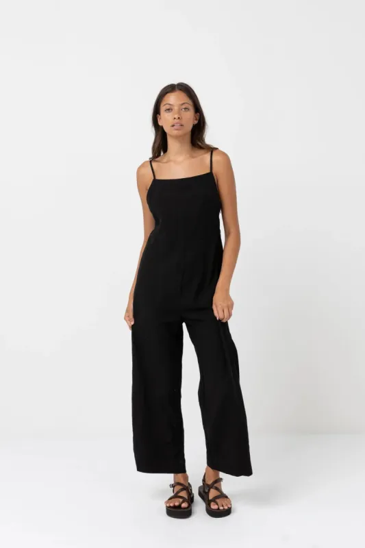 RHYTHM CLASSIC JUMPSUIT - BLACK sold by OAK