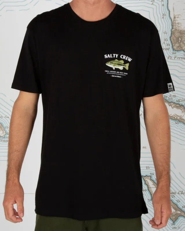 SALTY CREW BIGMOUTH BLACK S/S PREMIUM TEE sold by OAK